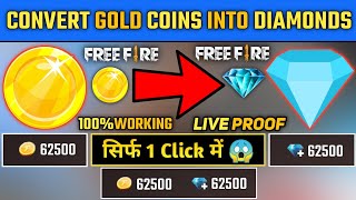 How To Convert Gold Coins Into Diamonds In Free Fire || Convert Gold Into Diamonds In Free Fire 2020 screenshot 4