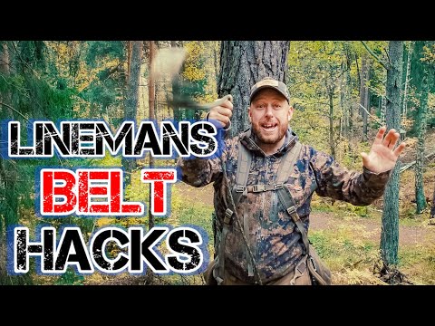 How to get your Linesman's belt around big trees! - Saddle Climb Tips!