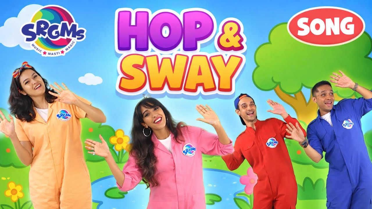 Hop & Sway Dance - SRGMs Preschool Movement | Kids Song | Sing & Clap to the Music 🎹 👏🏻