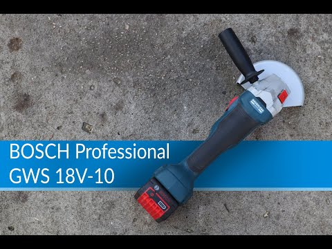 Bosch GWS 18V-10 - AKUMULATOROWA SZLIFIERKA KĄTOWA [Test i Recenzja]