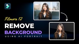 Remove And Change Video Background In Filmora12 Using AI Portrait ...