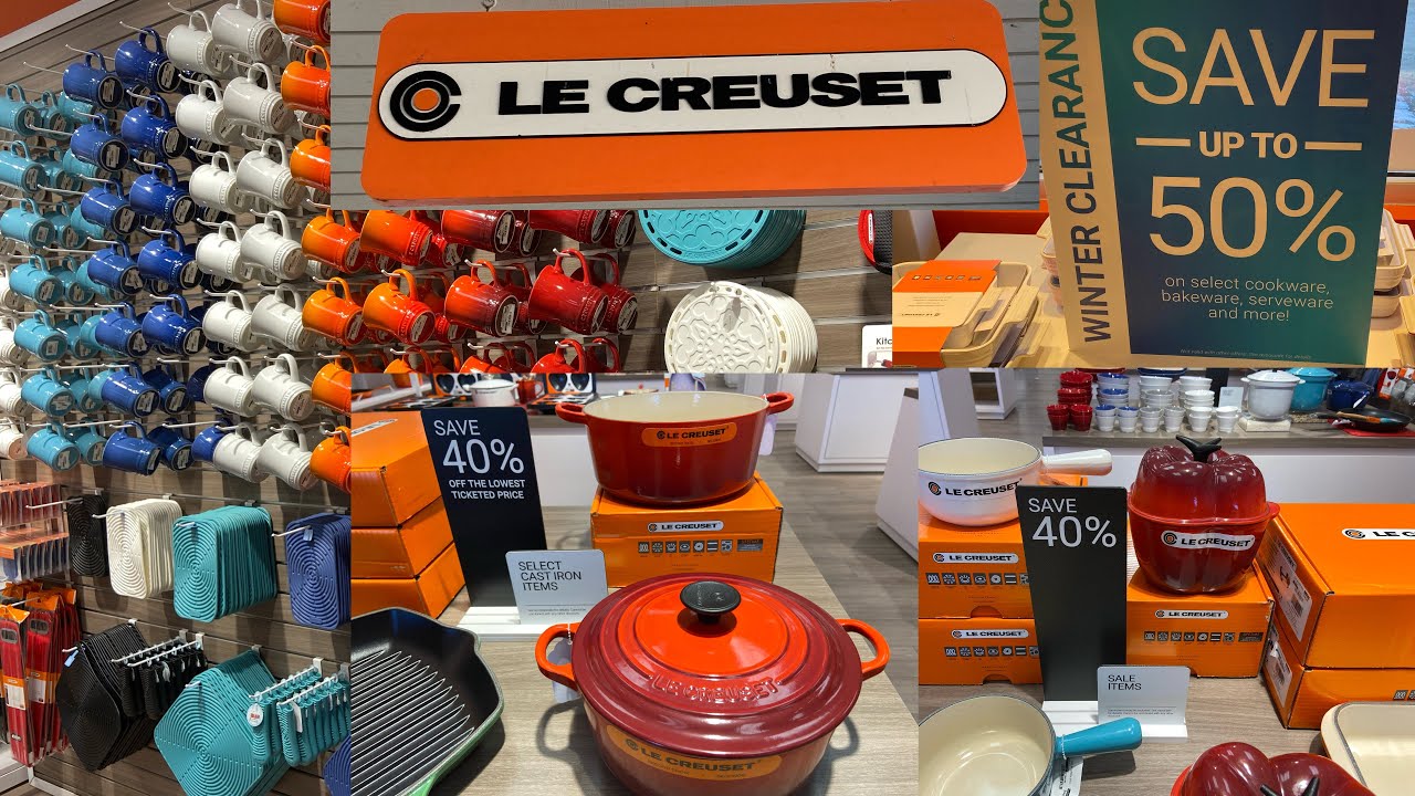 Le Creuset Outlet Sale Kitchenware Sale YouTube