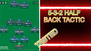 5-3-2 HALF BACK TACTIC TESTED / Football Manager 2021