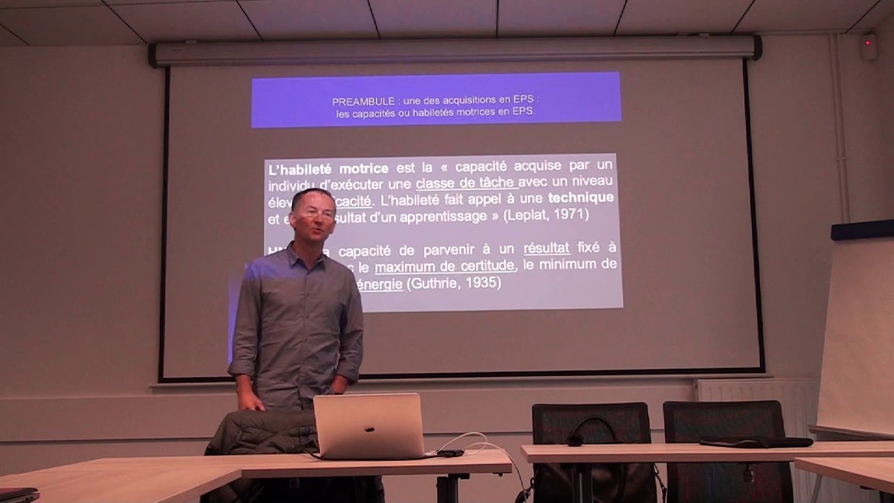 Gilles Kermarrec -  Le développement des capacités motrices - Conférence agrégation externe