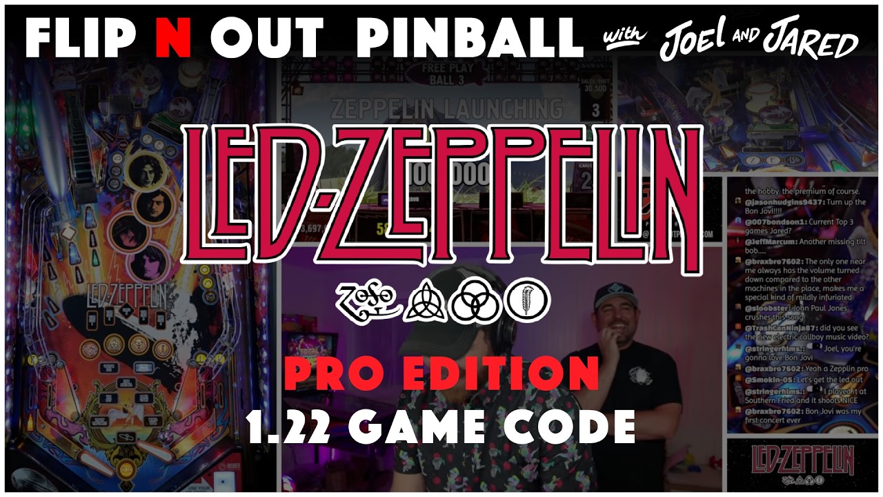 🔴LIVE - Led Zeppelin Pinball by Stern Pinball!