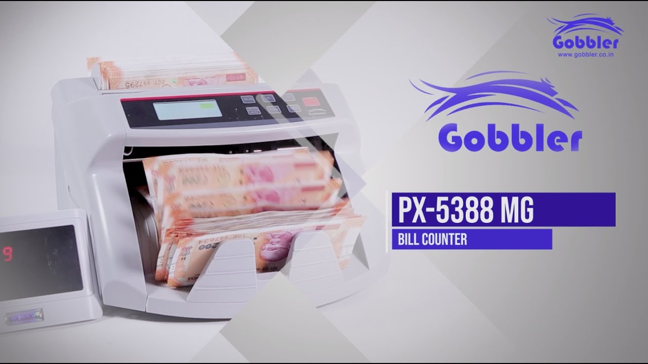video Gobbler GB 5388-MG Note Counting Machine | Fake Note Detection