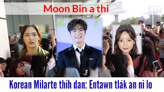 Milarte Chanchin: Korean K-pop star Moon a thi leh ta, Mahni intihlum nge thah? Korean thalaite hi