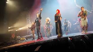 Andrew Polec dropping his Mic at the encore of Bat Out of Hell the Musical in London 7/7/18