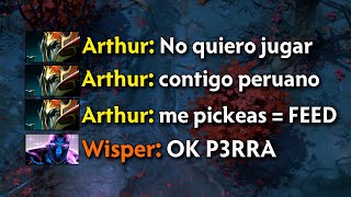 Wisper REGRESA al DOTA luego de 1 MES y LE CIERR4 LA BOCA a EUROPEO q quiere FEDEARLE por ¿PERUANO?🤔