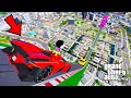 Franklin tried impossible declining roadway ramp parkour challenge gta 5  shinchan and chop