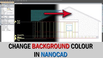 How to Change Background Color in NanoCAD