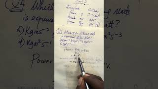 Which of the following units is equivalent to the Watt #physics #utme