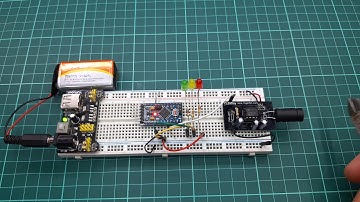 Sensor de metales con 555 y Arduino mini pro