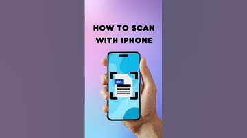 How To Scan with iPhone #iosfeatures