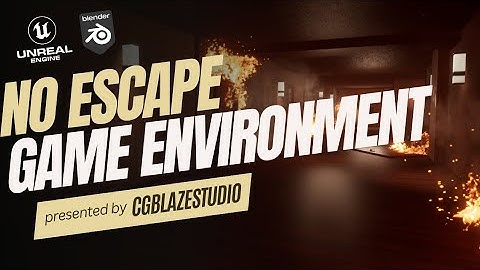 No escape | Game environment | Blender to unreal engine | Concept Art