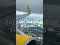 A321 ✈️🌧️⛅️ #aviation #a321 #clouds