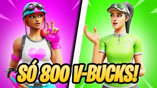 AS MELHORES SKINS TRYHARD DE 800 V-BUCKS DO FORTNITE!