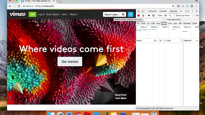 How to use Chrome Developer Tools to download internet videos