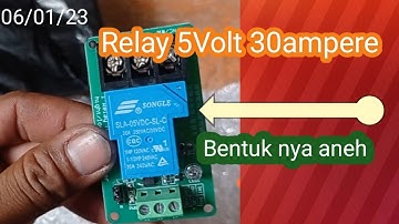 RELAY MODULE 5V 1 WAY 30A OPTOCOUPLER ISOLATION | unboxing