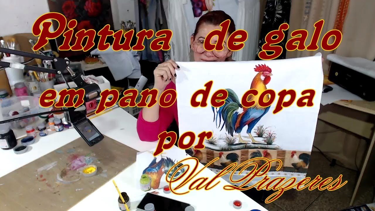Pintura de galo