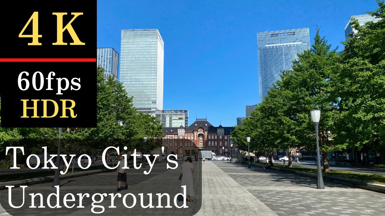 【4K】Exploring Tokyo station underground city! / Walk in Tokyo, Japan ! Vol.23
