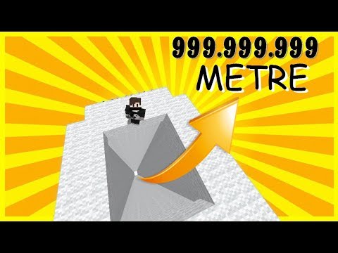 999.999.999 METRE YÜKSEKLİKTEN AŞAĞIYA ATLAMAK - Minecraft