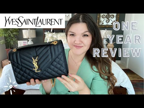 Yves Saint Laurent Medium Envelope Bag, One Year Updated Review