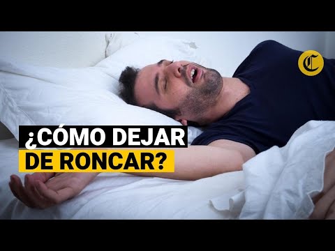 Video: Cómo dejar de babear mientras duerme: 12 pasos (con imágenes)