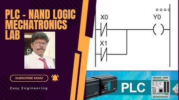 #plc  - #logicgate  #NAND EXECUTION IN #mechatronics -LAB  #easyengineering #youtube #millionviews