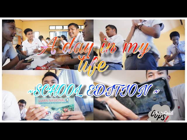 A day in my life || SCHOOL EDITION🏫 [INDONESIA] class=