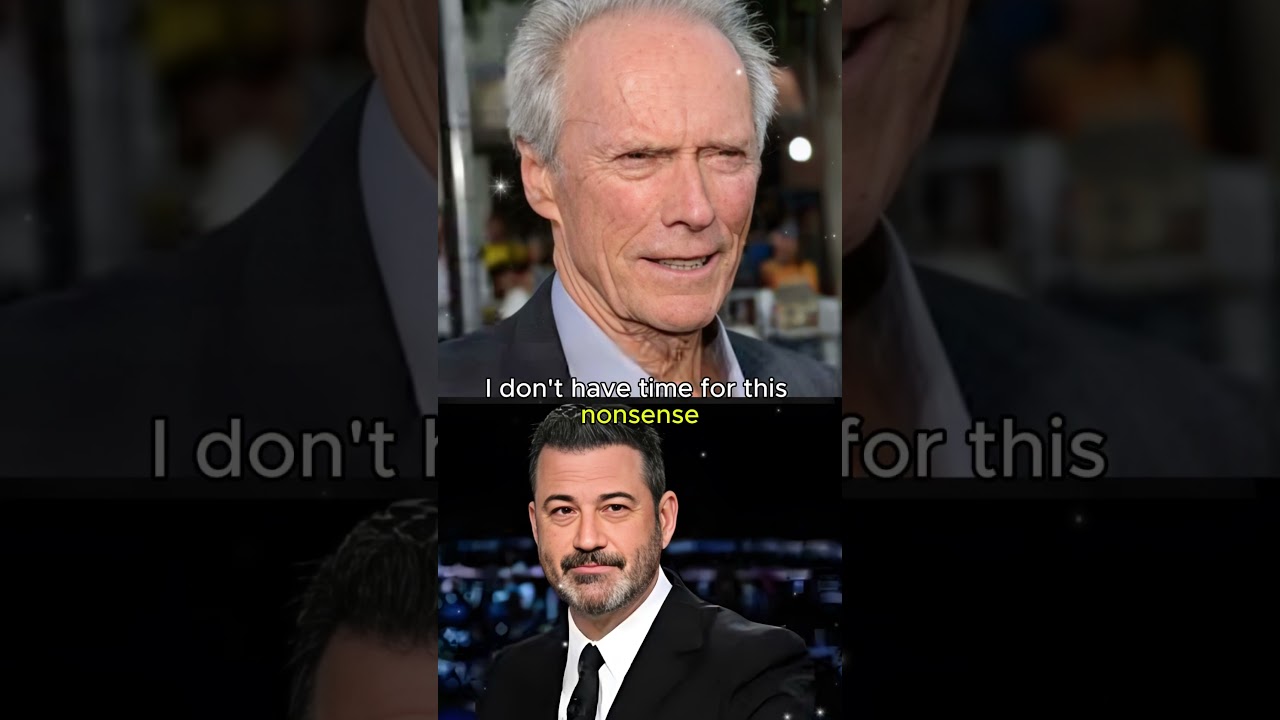 Clint Eastwood WALKS OUT After Fiery Clash with Jimmy Kimmel!
