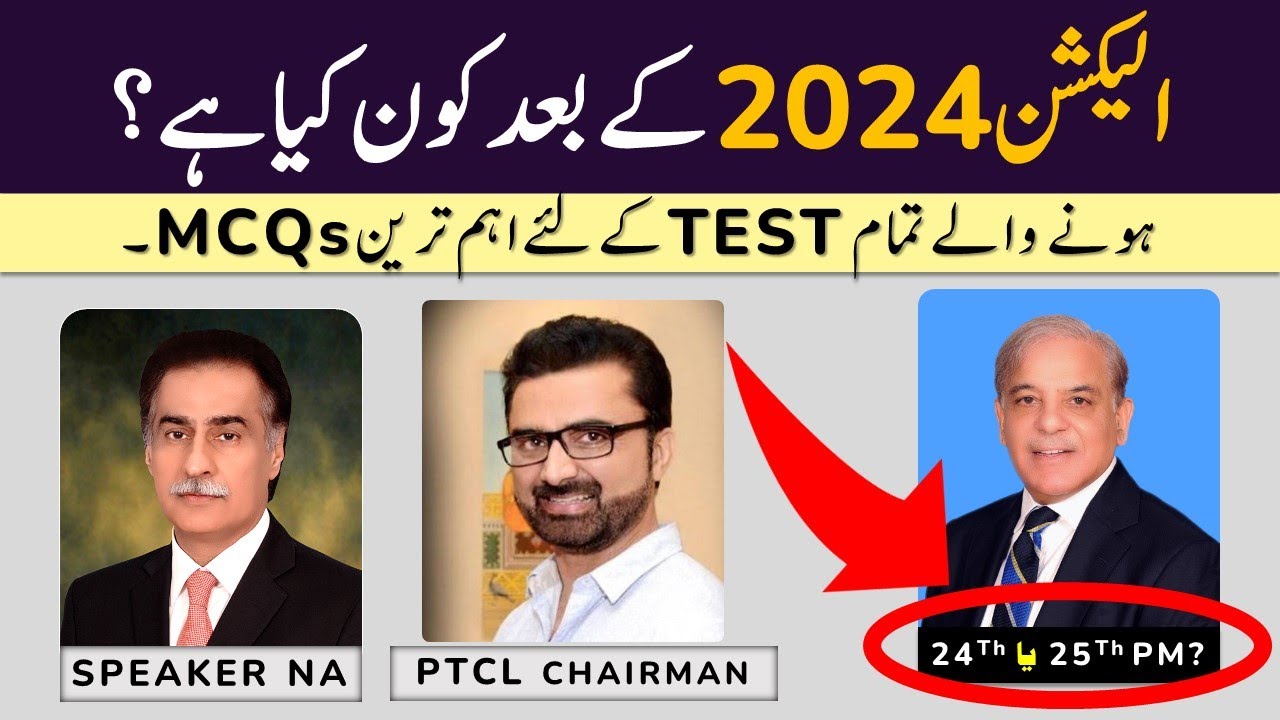 Pakistan Current Affairs Today MCQs for Motorway Police NHMP LAT Sindh