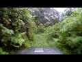 Coorg - drive through jungle road in the mountains