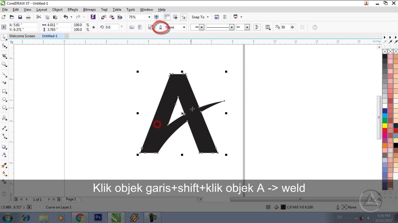 Logo keren di membuat coreldraw tutorial