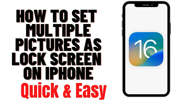 How to put multiple pictures on your lock screen