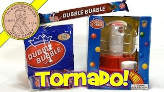 Dubble Bubble Tornado Gumball Candy Bank & 1928 Flavor Gum Comics