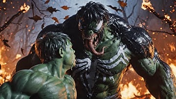 Hulk fuses with Venom to save his son — but unleashes a monster within | The Superhero Cosmic War