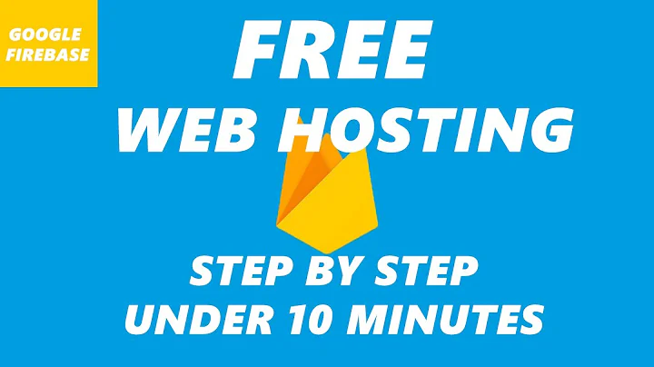 How to host a website for FREE - Google Firebase Website Hosting Tutorial Step By Step for beginners