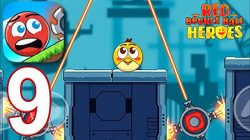 Red Bounce Ball Heroes - Gameplay Walkthrough Part 9 - Levels 81-90 (iOS,Android)