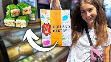 First Time Trying INDONESIAN SNACKS at Holland Bakery 🇮🇩