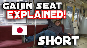 Japanese explain the gaijin seat | why they don’t sit with foreigners on trains #short