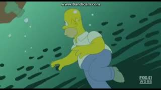 The Simpsons Underwater Scene
