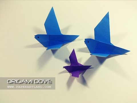 Easy Origami For Kids How To Make Simple Origami Dove - YouTube Easy Origami For Kids How To Make Simple Origami Dove - YouTube