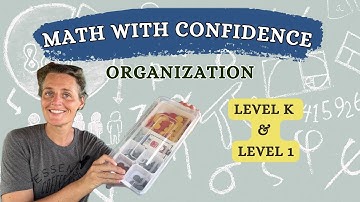 Organizing Math with Confidence Manipulatives (Level K & Level 1) || Math with Confidence on the Go!