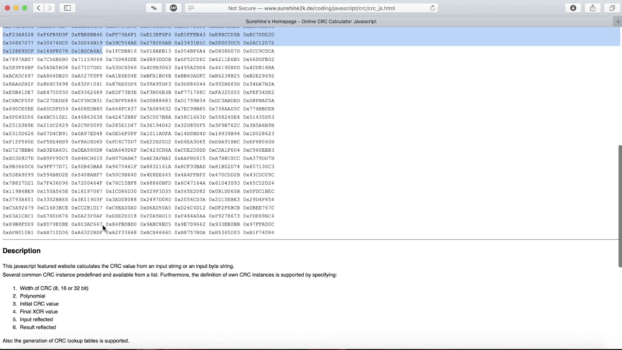 الدرس ٦١ CRC Calculations Example YouTube