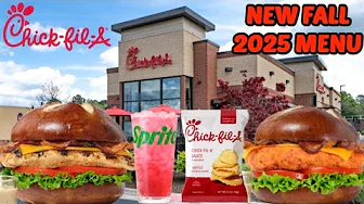 Chick-fil-A NEW Fall 2025 Menu Review (Pretzel Cheddar Clubs & Cherry Berry Drinks)