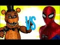 SPIDERMAN VS FREDDY FAZBEAR | СУПЕР РЭП БИТВА | Человек Паук ПРОТИВ 5 Ночей С Фредди