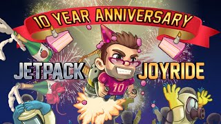 Jetpack Joyride 🚀 10th Anniversary Celebration! 💥💥 #JetpackJoyride