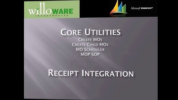WilloWare MO Generator for Microsoft Dynamics GP