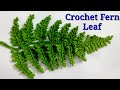 Crochet Fern 🌿 Leaf